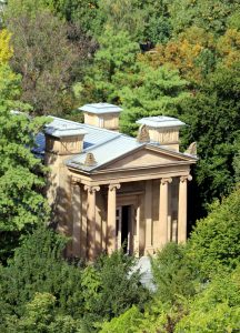 Das alte Krematorium der Friedhöfe Mannheim